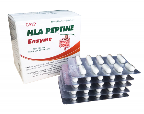 HLA Peptine Enzyme - Viên tiêu hóa