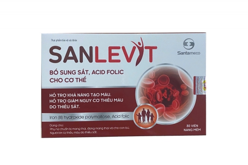 Sanlevit - Bổ sung sắt, acid folic cho cơ thể